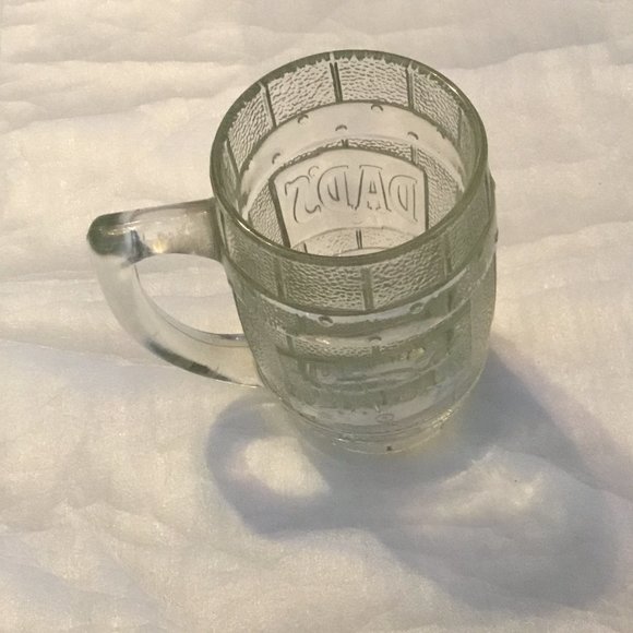 Vintage Dad's Root beer embossed glass advertising drinking mug - Picture 4 of 11